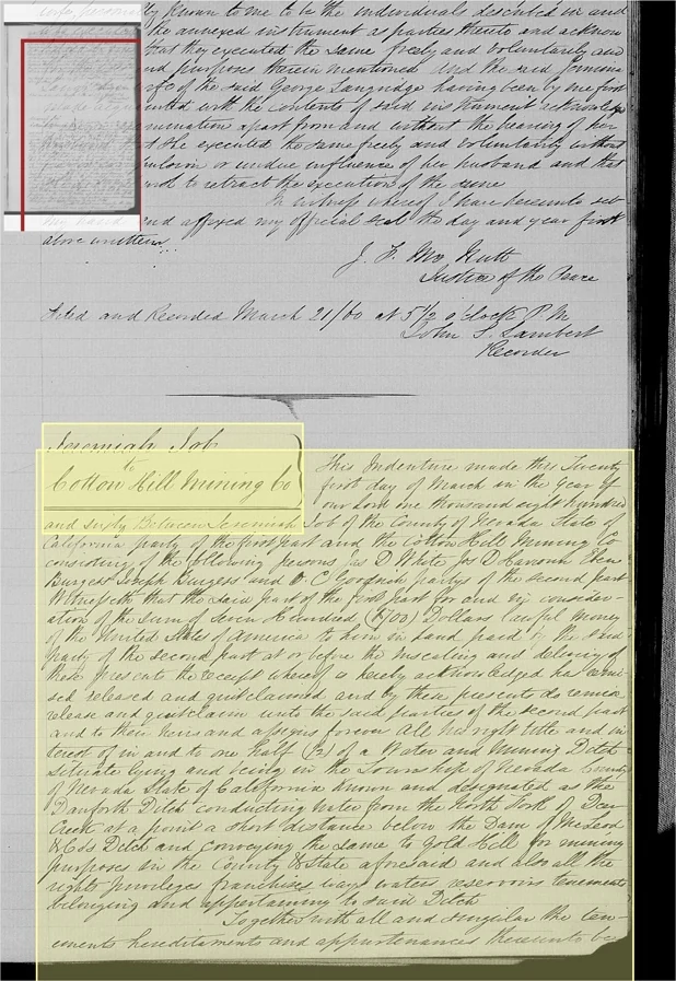 Original research manuscript detail